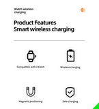 Portable Apple Watch Charger |A Wireless Charger for Apple Watch Series SE To 1